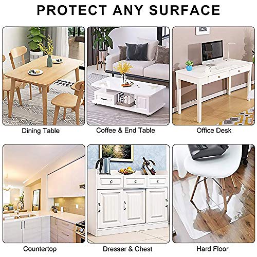 AWSAD Chair Mat, Floor Protector Non Slip Computer Chair Mat - Clear-2.0mm, 200x300cm