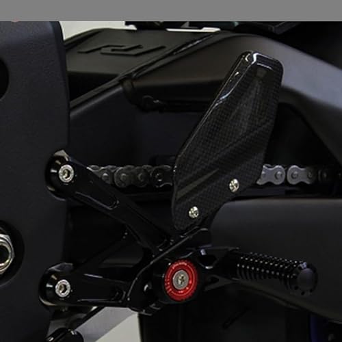 INSTR Carbon Fiber Rearset Footrest Pegs for Y&amaha YZF-R1 R1M - 2021-2023 Accessoires