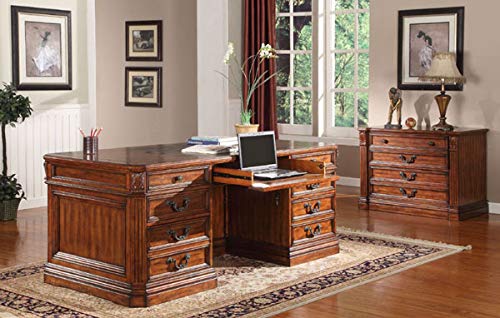 Parker House - Grand Manor Granada Double Pedestal Executive Desk - PAH-GGRA-9080-3-CL