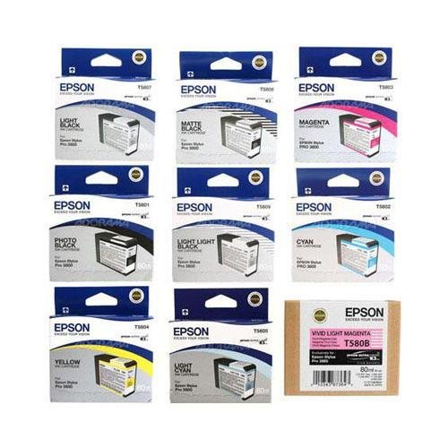 Epson UltraChrome K3 Ink Cartridge Set for Epson Stylus Photo 3880 Printer