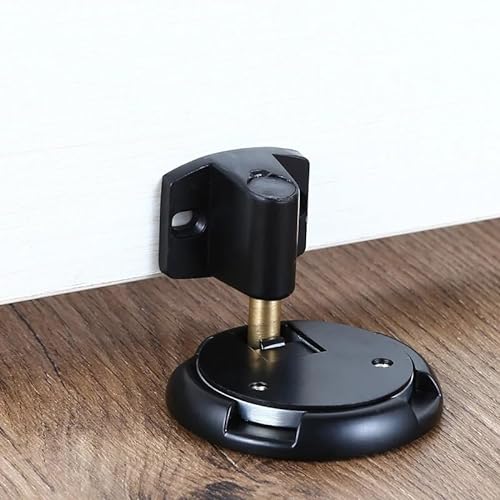 Mechanical Doorstop Zinc Alloy Door Stopper - Heavy Duty Non-Punch Door Holder