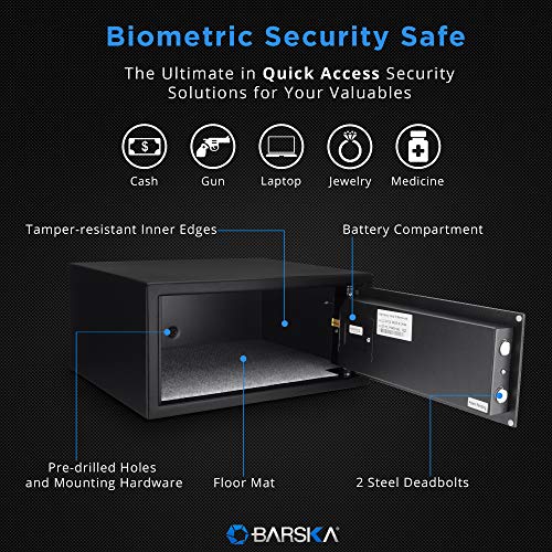 BARSKA Biometric Safe
