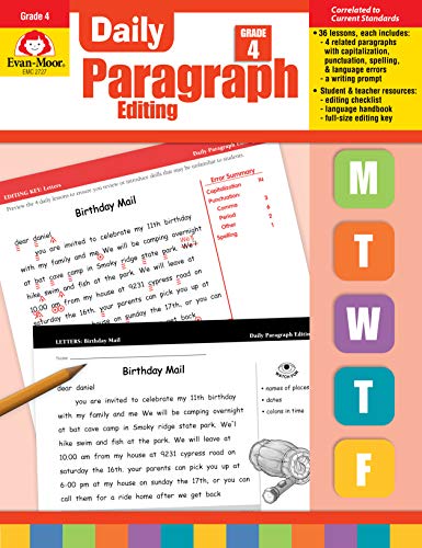 Evan-Moor Daily Paragraph Editing, Grade 4