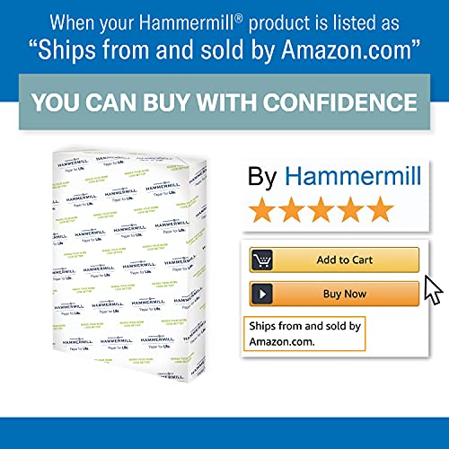 Hammermill Printer Paper, Premium Color 28 lb Copy Paper, 12 x 18 - 4 Ream (2,000 Sheets) - 100 Bright, Made in the USA, 106125C