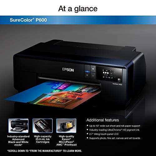 Epson SureColor P600 Inkjet Printer