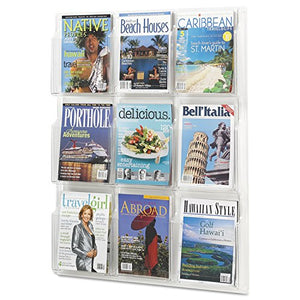 SAF5603CL - Safco Nine Magazines Literature Display Rack