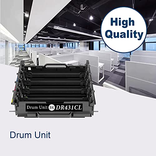 1-Pack Black DR431CL DR-431CL Drum Unit Compatible Replacement for Brother HL-L8260CDW L8360CDWT L9310CDW L9310CDWT L9310CDWTT DCP-L8410CDW MFC-L8610CDW L8900CDW L9570CDWT L9570CDW Printer