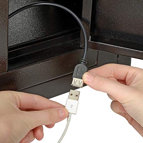 Global Industrial 8 Door Tablet & Cell Phone Charging Locker with Keyed Lock & Hasp