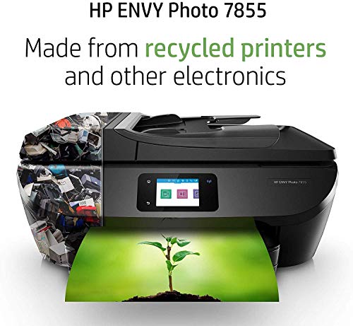 HP ENVY Photo 7855 All in One Photo Printer with Wireless Printing, HP Instant Ink ready, Works with Alexa (K7R96A)