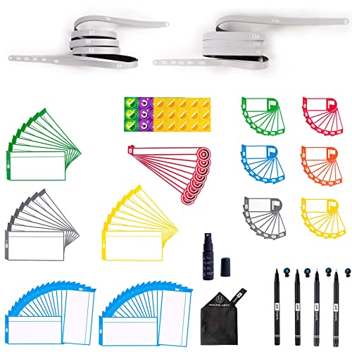 PATboard Storymappr Story Development Tool Set – Professional Creative Project Planner - Magnetic Index Card Board – Beat Board – Scene Cards for Writers, Screenwriters and Content Creators
