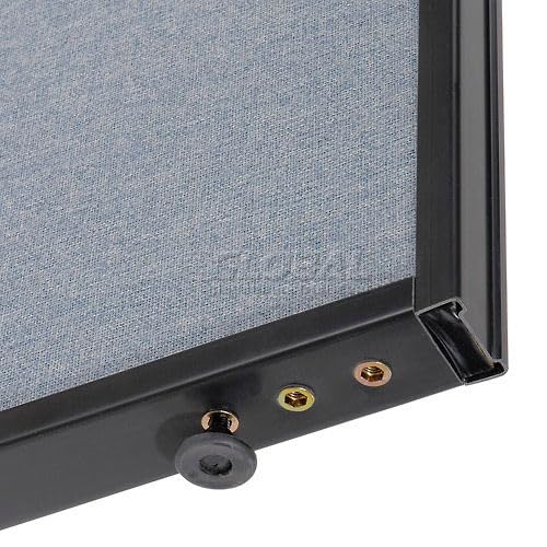 Global Industrial Office Partition Panel, Blue 48-1/4"W x 72"H