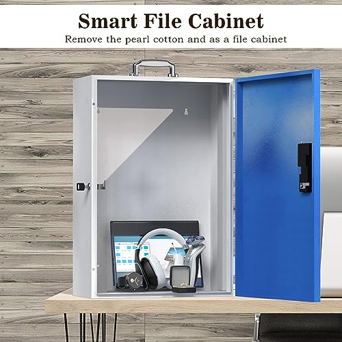 WeHere 60 Slots Cell Phone Locker with Smart Lock - Wall Mounted/Portable Handle