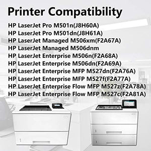 4 Pack (4 Black) 87X | CF287X Toner Cartridge Replacement for HP Pro M501n M501dn Managed M506xm M506dnm Enterprise M506n M506dn MFP M527f M527dn Flow MFP M527c M527z Printer,Sold by AlToner.