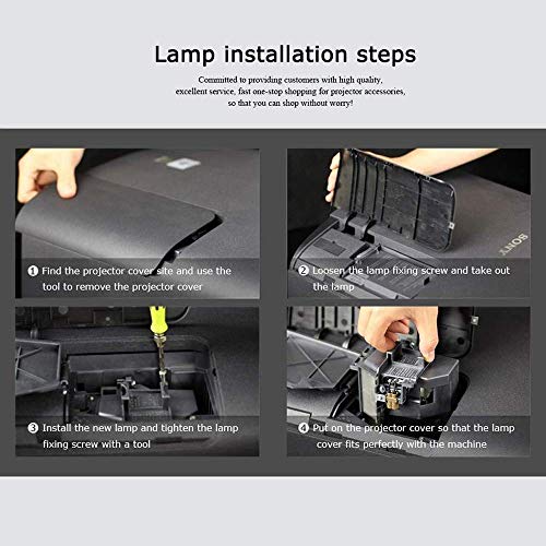 5J.J4J05.001 Premium Quality Replacement Projector Lamp for Benq SH910 Projector.