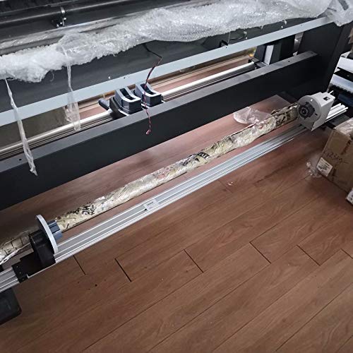 Upgraded 54'' 64'' 74''Automatic Laminator Media Take up Reel System Paper Pickup Roller Controller System for Roland SP540/RA640 Mimaki Mutoh Printers, Speed Adjustable