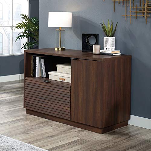 Sauder Englewood File Credenza, Spiced Mahogany Finish