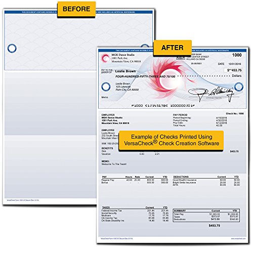 VersaCheck OfficeJet Pro 8210 MX MICR Check Printer and VersaCheck X9 Platinum 5-User Check Printing Software Bundle