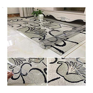 Generic Transparent PVC Chair Mat Hard Floor Protector, Scratchproof, Wear-Resistant, 2 Thicknesses (3mm), 135×300cm