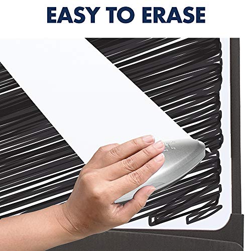 Quartet Easel, Magnetic Whiteboard/Flipchart, 27" x 35", 70" Tall, Graphite (67E)