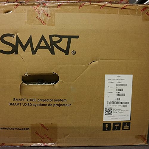 SMART SMART UX80 Projector 3600 ANSI Lumens Ultra-Short Throw WXGA Projector 3D