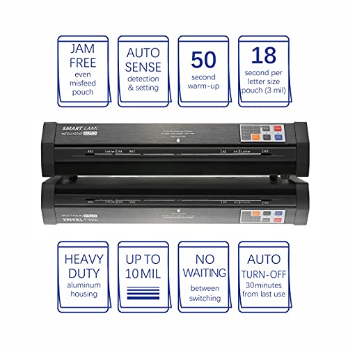 SINCHI Auto Sense 13-inch Laminating Machine for Business/Office/School, Heavy Duty Thermal Laminator 11x17