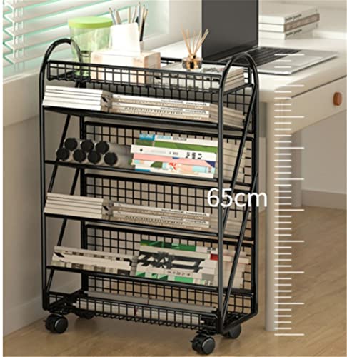 TEmkin Small Bookshelf with Wheels
