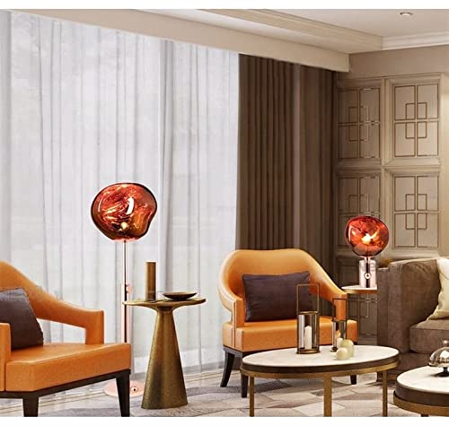 BNNP Mid Century Glass Floor Lamp with LED Lights