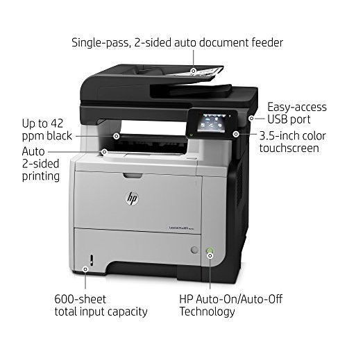 HP Laserjet Pro M521dn All-in-One Laser Printer, Amazon Dash Replenishment Ready (A8P79A)