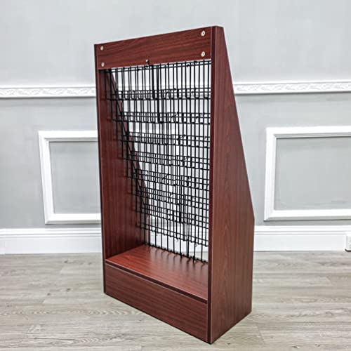 FixtureDisplays® 9 Tier Literature Rack Brochure Holder - Red