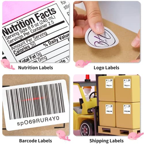Phomemo Shipping Label Printer, Thermal Label Printer, Label Printer for Shipping Packages, Desktop Label Printer for Home Small Business, Compatible with Amazon, USPS, Paypal, Ebay, Etsy, ect
