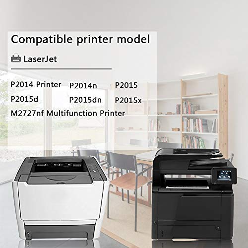 Black 53X | Q7553X 4-Pack Toner Cartridge Compatible for HP Printer P2014 P2014n P2015 P2015d P2015dn P2015x M2727nf Multifunction Printers Toner Cartridge,Sold by AcToner.