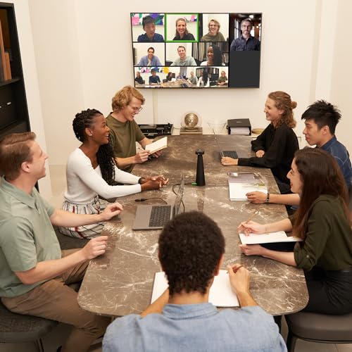 IPEVO Totem 360 Conference Camera with AI Modes, USB-C, Speaker & Microphone