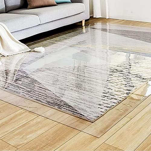 HOBBOY Clear Plastic Rug Protector Mat for Hard-Floor Chair Mats - Waterproof & Transparent - 170/180cm