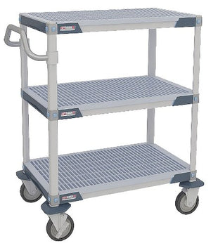 Intermetro Industries MetroMax Utility Cart, 3-Shelf, 26-5/16" W x 40-1/2" L x 40" H