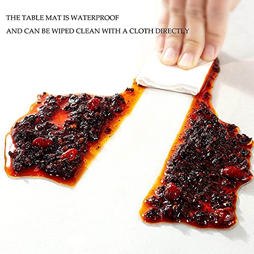 KUAIE Transparent Office Chair Mat - Non-Slip Scratch Resistant Floor Protector