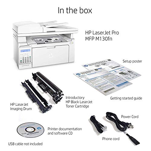 HP LaserJet Pro M130fn All-in-One Laser Printer