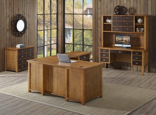 Martin Furniture IMHE660 Heritage Half Pedestal Desk