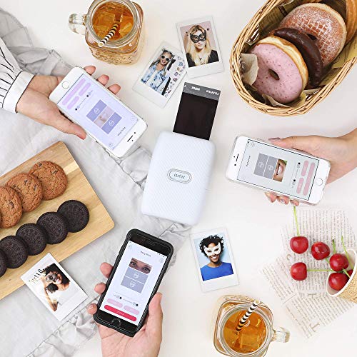 Fujifilm Instax Mini Link Smartphone Printer - Ash White (Renewed)