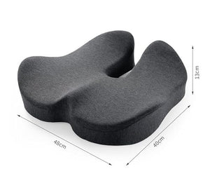 DAVBIR Memory Foam Seat Cushion - Contoured Luxury Comfort for Tailbone Pain Relief