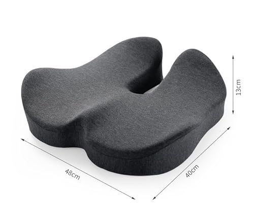 DAVBIR Memory Foam Seat Cushion - Contoured Luxury Comfort for Tailbone Pain Relief