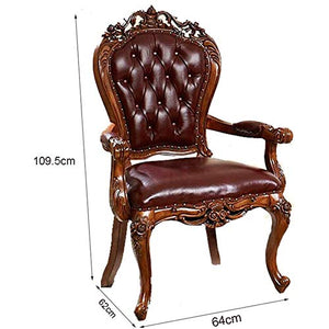 Video Game Chairs Home Office Desk Chairs Office Chairs with Lumbar Support Office Chairs & Sofas Luxurious Home Office Chair,Leather Executive Side Chair Reception Chair with Frame Finish Ergonomic L