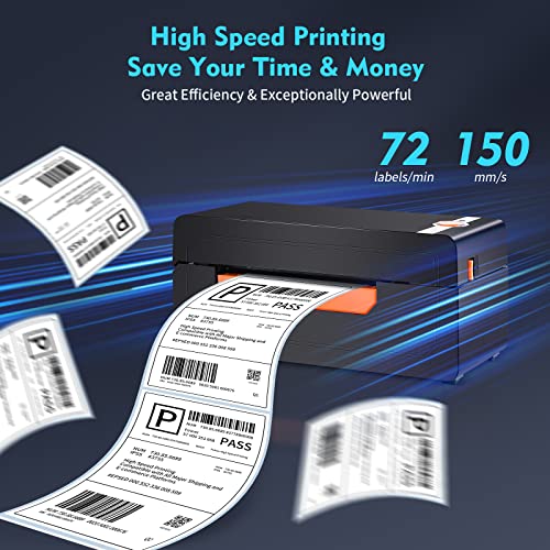 FIRINER Thermal Printer for Shipping Labels, Bluetooth Label Printer, Shipping Label Printer for Small Business, Support Windows, Android, iOS, Compatible with Amazon, Ebay, Shopify, Etsy, UPS, USPS