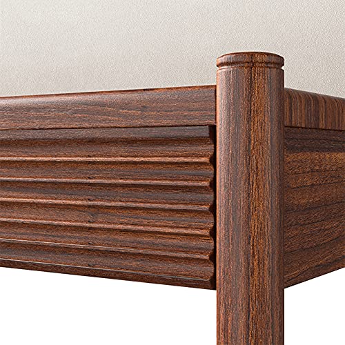 Modern Gaming Desk with Leather Memo Board and Drawer - 48" Black Walnut