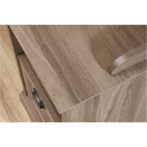 Bowery Hill L-Shaped Desk in Salt Oak