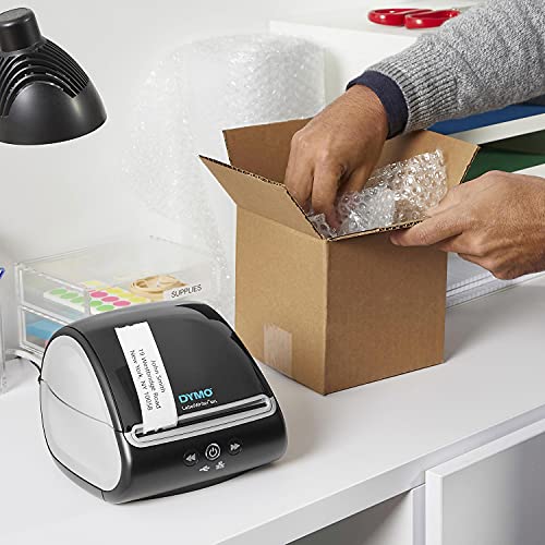 DYMO LabelWriter 5XL Label Printer, Automatic Label Recognition, Prints Extra-Wide Shipping Labels (UPS, FedEx, USPS) from Amazon, eBay, Etsy, Poshmark, and More, Perfect for eCommerce Sellers