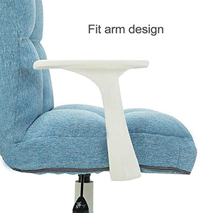 COUYY Small Space Lifting Rotating Writing Chair Computer Chair Home backrest Student Desk Chair Sofa Chair Study Dormitory
