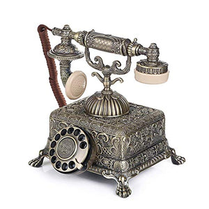 BGSFF Vintage Style Corded Telephone with Rotary Dial