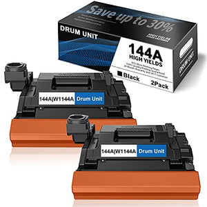 144A | W1144A Laser Imaging Drum 2 Pack Black Replacement for HP Neverstop Laser MFP 1202w(5HG92A) 1202nw(5HG93A) 1001nw(5HG80A) 1000n 1200n 1200nw 1201n 1005n Printer Drum Unit