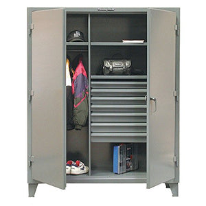 Strong Hold Heavy Duty Storage Cabinet - Dark Gray, 78"H x 72"W x 24"D - Assembled