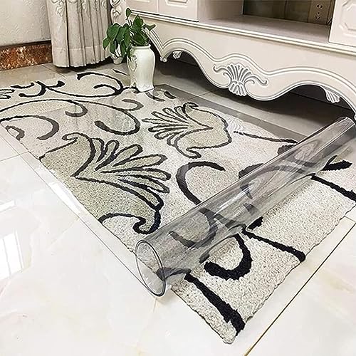 HOBBOY PVC Clear Hard-Floor Chair Mat Protector - Made to Measure, 1.5mm Thickness
